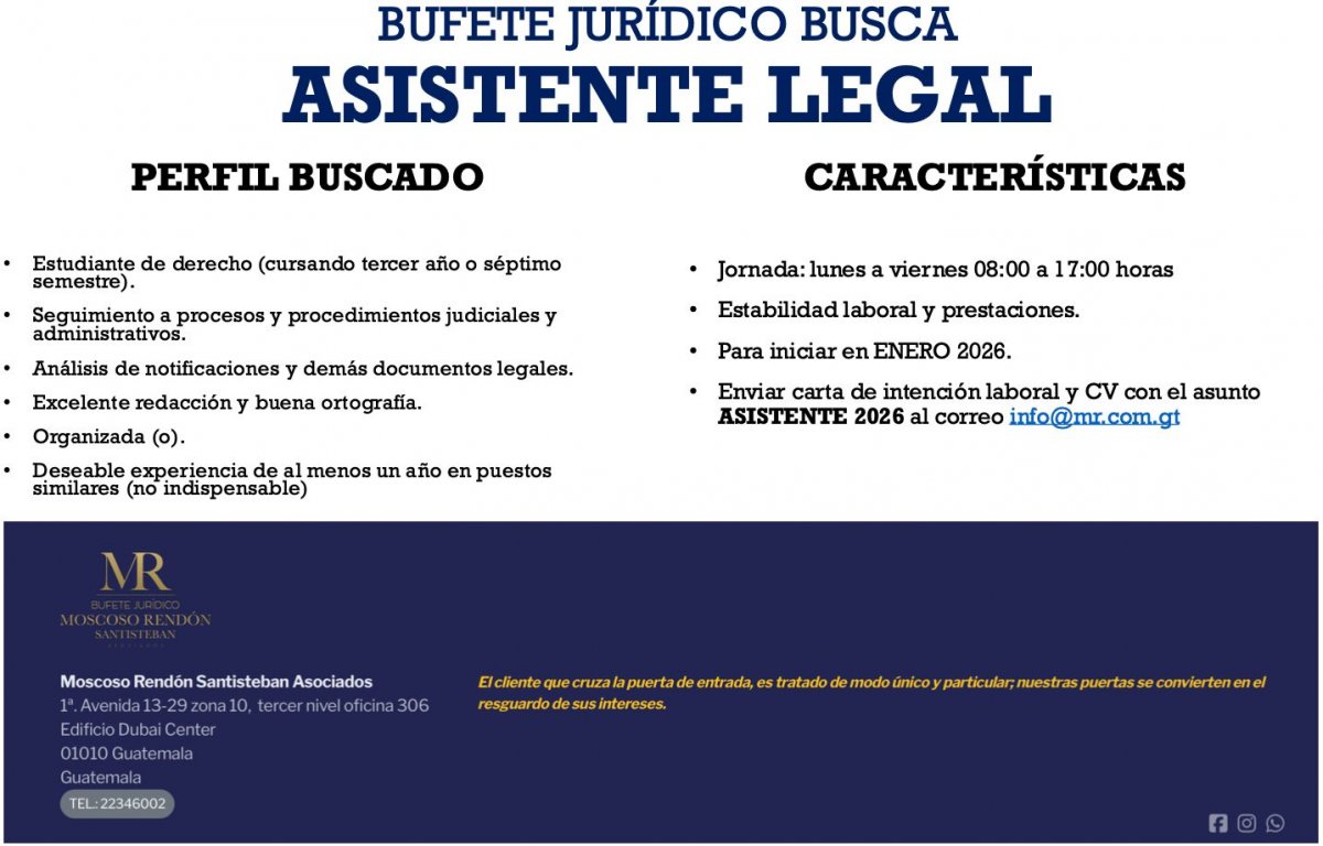 ASISTENTE LEGAL 